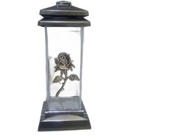 Herdenkinglicht Valentino Graflicht Lantaarn Grafdecoratie Grafkaars Windlicht Decoratie