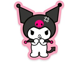 Herding: Animation: Hello Kitty - Kuromi Pillow (Pink) 100% Polyester