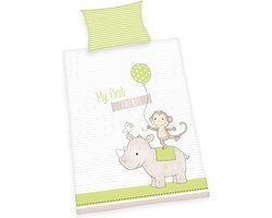Herding Baby Best - Dekbedovertrek – Flanel - 100x135 cm + 1 Sloop