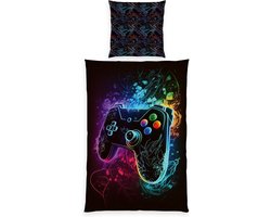 Herding Gaming Beddengoed Set - Dekbedovertrek 135x200cm & Kussensloop 80x80cm