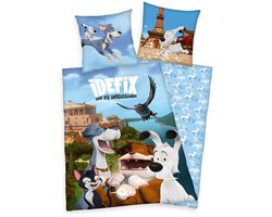 Herding - Kinder Beddengoed Set - 140x200 cm - IDefix en Vrienden - Blauw
