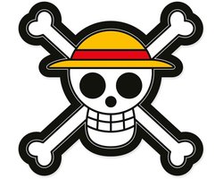 Herding One Piece Pillow Jolly Roger 33 cm Kussens