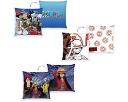 Herding One Piece Pillows 3-Pack Monkey D. Luffy 40 x 40 cm Kussens