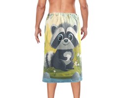 Heren Badhanddoek Wrap - Douche Handdoek - Sauna en Zwembad - Koraal Fluweel - 152x71cm - Robuuste Wasbeer