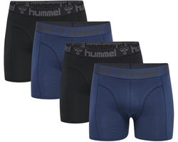 Heren Boxershorts 4-pack Elastische taille Katoenen stof met rek Lang been