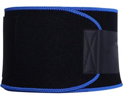 Heren Buikband - Navelbreukgordel - Pijn Verlichten - Verstelbaar Siliconenkussentje - One Size - Blauw