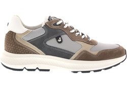 Heren Sneakers Australian Cadiz Grey Taupe White Grijs - Maat 46