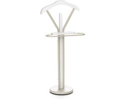 Herenkapstok FABIO met broekenhanger en legplank, beige/wit - kapstok met kleerhanger - Ambiente