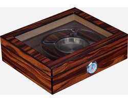Heritage Glasses - Elegante Humidor Cadeauset met Accessoires - Ontdek het ultieme cadeau voor de sigarenliefhebber!