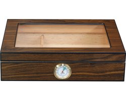 Heritage Glasses - Humidor Sigarendoos Hout voor 30 Sigaren - Perfect Cadeau voor de Sigarenliefhebber