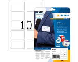 HERMA Special - Selbstklebende Namensetiketten - weiß - 50 x 80 mm 250 Stck. (25 Bogen x 10) (4412)