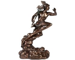 Hermes - mythische figuren - bronzen beeldje - 20cm