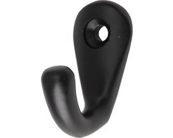 Hermeta Blackline handdoekhaak - zwart - 0557-70E