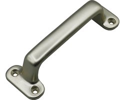 Hermeta hand- en meubelgreep 110 mm opschroevend nieuw zilver - 4255-02