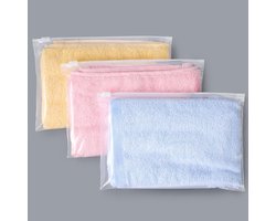 Hernieuwbare kledingzakken, 25 stuks 20,5 * 14 cm transparante plastic zakken voor bikini's, ondergoed, handdoeken en cosmetica zonder ventilatiegaten