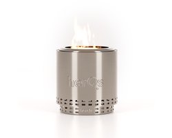herQs Smokeless FirePit - Cozy - Rookloze Vuurkorf - Rookvrije vuurkorf - voor de gemiddelde tuin