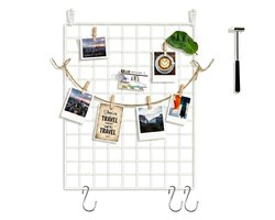 Hervita Wandrek Set Wit - Inclusief Accessoires - Hoge Kwaliteit - Wandrekken - Wandrek Industrieel - 45X65CM