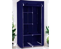 Herzberg - Opberg garderobe - blauw - 110x74x35 cm