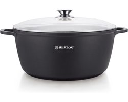 Herzog - Die Casting Braadpan / Stoofpan - 40cm