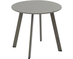 Hesperide Bijzettafel Buiten Tafel 50x45cm Rond Salontafel Staal Buitentafel Tuintafel Bruin SAONA