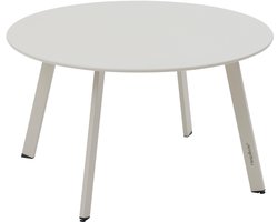 Hesperide Bijzettafel - Buiten - Tafel - 70X39.5cm - Rond - Salontafel - Staal - Buitentafel - Tuintafel - Grijsbeige - SAONA