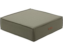 Hesperide Vloerkussen Korai - olijfgroen - PU-schuim/polyester - 45 x 45 cm - zitkussen