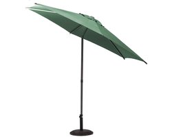 Hespiride tuin Parasol Soya - olijfgroen - D270 x H220 cm - Metalen steel 38 mm - waterafstotend - kantelbaar -