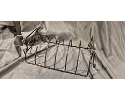Het BBQ Huis Sparerib rek, rekje, barbecue rek, bbq, barbeque, rek, spareribs, rib, ribben, ribrek, rib rek, barbecue-en, cadeau, kado, kadotje, buiten, tuin, kamado, plancha,