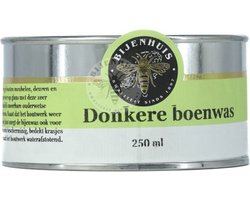 Het Bijenhuis Wageningen - Zuivere Bijenwas, Boenwas, 380ml, Donker, Duurzaam, Natuurproduct, Meubelonderhoud