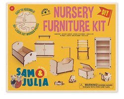 Het Muizenhuis babykamer meubelset - speelgoed poppenhuis accessoires.