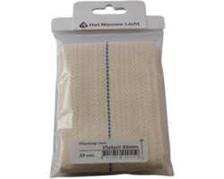 Het Nieuwe Licht ® - Lont voor petroleumste- 66mm breed - Vlakpit - Stelpit - 30cm.
