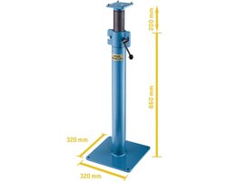 Heuer Brockhaus 117160 Standlift voor Bankschroef - 160/180 mm