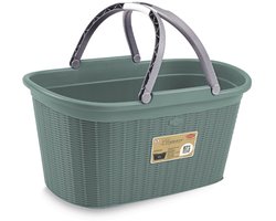 Heupwasmand 'Elegance' - 35 Liter - Wasmand met handgrepen - Groen