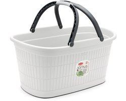 Heupwasmand met handgrepen 'Domus' - 35 liter - Dust White
