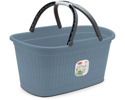 Heupwasmand met handgrepen 'Domus' - 35 liter - Smoky Blue