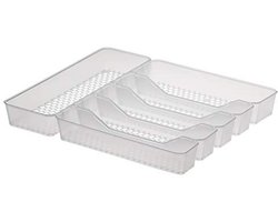 Hexa lade Organizer 6-delige Bestekhouder voor Keuken met Transparante Afwerking - Efficiënte Keukenoplossing