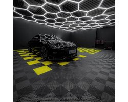 Hexagon LED Verlichting - Hexagon LED Lamp - Kapper verlichting - Hexagon Led Panelen - Garage Verlichting - Auto Verlichting - Vervormbare Wandpanelen - Salon verlichting - Detail Verlichting Dita