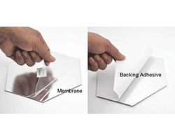 Hexagon Wand Spiegel  - 12 Stuks - 85x100x50 mm Zeshoek spiegel tegel - Decoratie voor in de woonkamer, slaapkamer, badkamer en keuken