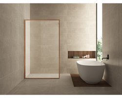 H&F Inloopdouche 140x200 cm – 8 mm Nano Helderglas – Geborsteld Koper – Square Douchewand