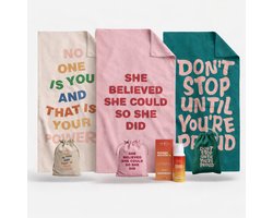 HG Aesthetics Strand & Zon Set – 3 Microvezel Strandlakens 80x160 cm + Zonnebrand Spray SPF 50 met Honing & Mango – Sneldrogend, Zandvrij, Compact – Roze, Groen en Beige