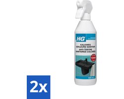 HG - Badkamer - Kalkweg Gekleurd Sanitair - Schuimend - 500 ml - Voordeelverpakking - 2 stuks
