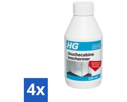 HG Douchecabine Beschermer 250 ml - Voordeelverpakking - 4 stuks