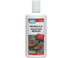 HG meubelolie eiken - 125ml - voor gelakt en ongelakt hout - voor eiken, mahonie en kersen