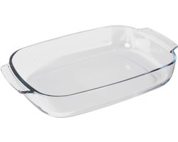 HGMD Lasagne ovenschaal 3800 ML - Glas - Rechthoekig - Ovenschotel - Vaatwasserbestendig