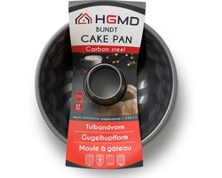 HGMD Tulband - Ø 22 cm - Staal - Bakvorm - Springvorm - Anti-Aanbak