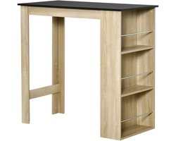 HHHK - Bartafel Keuken - Bartafel Hout - 57x112 x106cm - Tafel - Statafel - Eetkamer - Keukentafel - Keukeneiland - Statafels