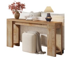 HHHK - Haltafel - Wandtafel - Sidetable - Hout - Bruin - Dressoir - Sidetable Landelijk- 30x160x85cm - Console Tafel - Gangtafel