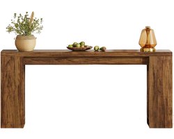 HHHK - Haltafel - Wandtafel - Sidetable - Hout - Bruin - Dressoir - Sidetable Landelijk- 30x160x85cm - Console Tafel - Gangtafel