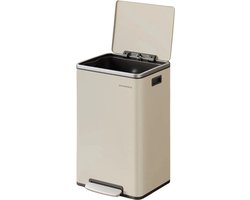 HHHK - Prullenbak 50 Liter - Vuilnisbak - Prullenbak Afvalscheiding - Voetpedaal - Keuken Afvalbak - Prullenbak - Afvalzakken