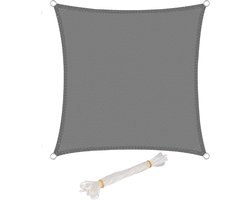 HHHK – Schaduwdoek – Schaduwdoek Rechthoek – Schaduwdoek Vierkant – 2x3 Meter – Grijs– Zonnedoek – Zonnewering - Diverse Maten